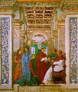 Melozzo da Forli Sixtus II with his Nephews and his Librarian Palatina oil painting picture wholesale